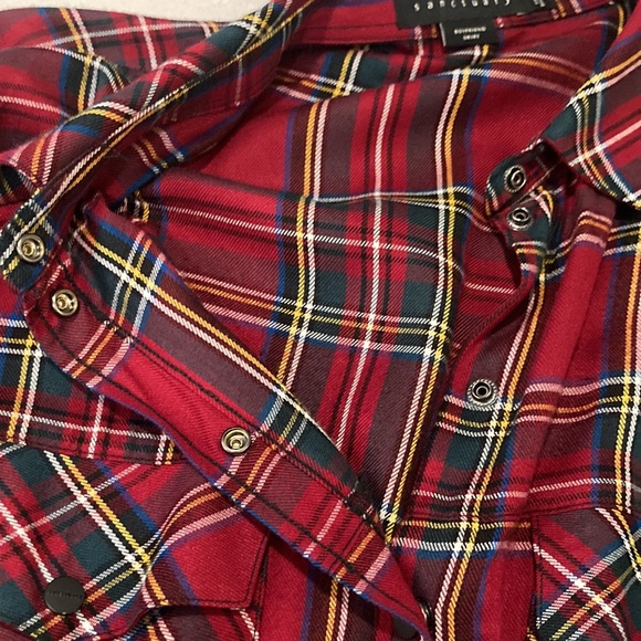 Sanctuary boyfriend shirt in red plaid - Picture 11 of 11